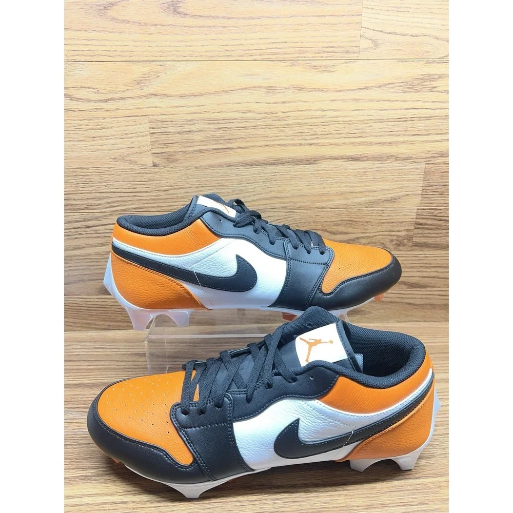 Air Jordan 1 Low TD Shattered Backboard Football Cleats Men's Size 16 FJ6245-801